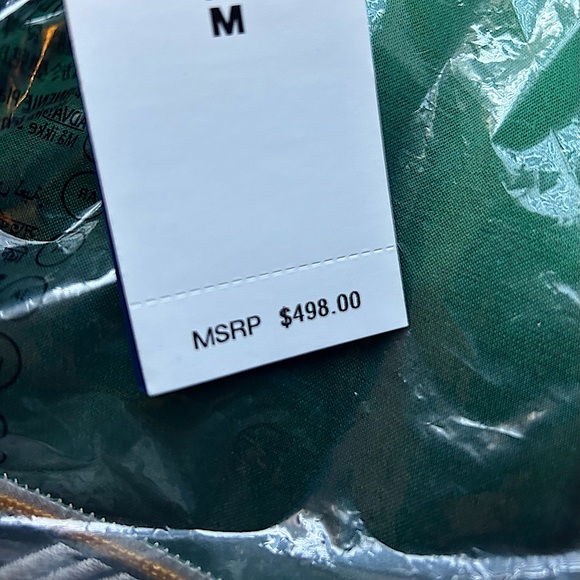 🏀 POLO RALPH LAUREN Men's Forest Green Satin Letterman Varsity Jacket size M - Picture 3 of 4